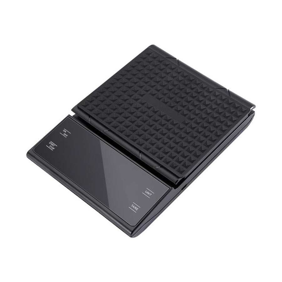 Coffee Scale with Timer 0.1g High Precision Pour Over Drip Espresso Scale with Back-Lit LCD Display (Black)