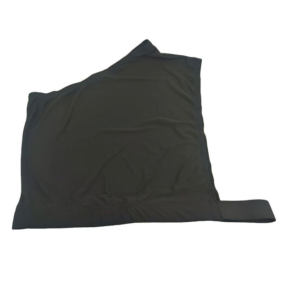 Horse Shoulder Guard, High Elastic Fabric Horse Vest - Anti-Rub Bib Comfortable scratch resistant protective vest- Black (Size)