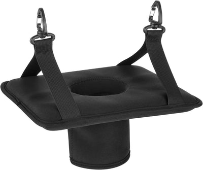 Hanging Drink Holder for Hammocks, Hammock Chairs, Lounge Chairs Stable Drink Holder  Pool Beer Float Floating Drink Float Multi-Function Organizer（black）