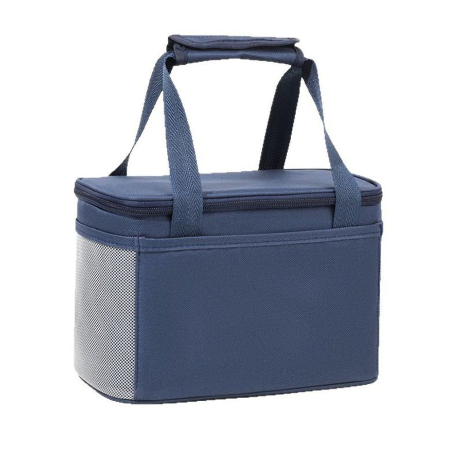 Insulated Lunch Bag for Women/Men - Reusable Lunch Box for Office Picnic Hiking Beach - Leakproof Cooler Tote Bag Organizer Strap for Adults - Blue small