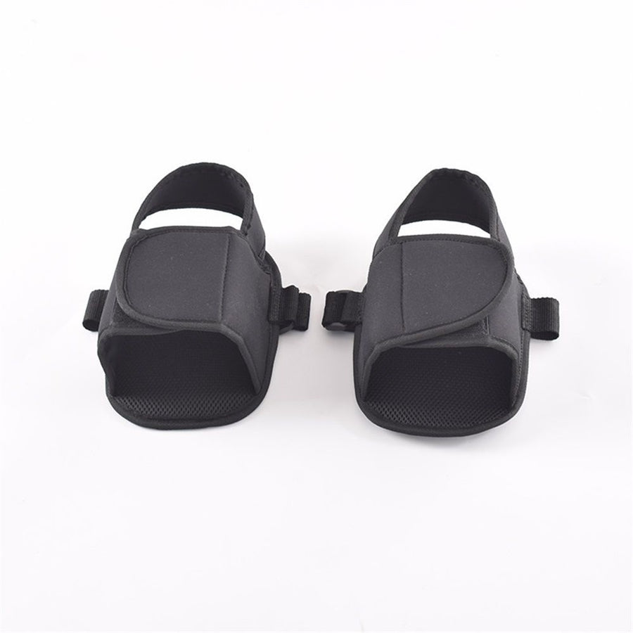 A pair of Adjustable Wheelchair Foot Straps for Leg Supports: Durable, Easy to Install, Secure Restraints for Seniors, Disabled, and Post-Surgery Patients,Perfect Foot & Leg Rests