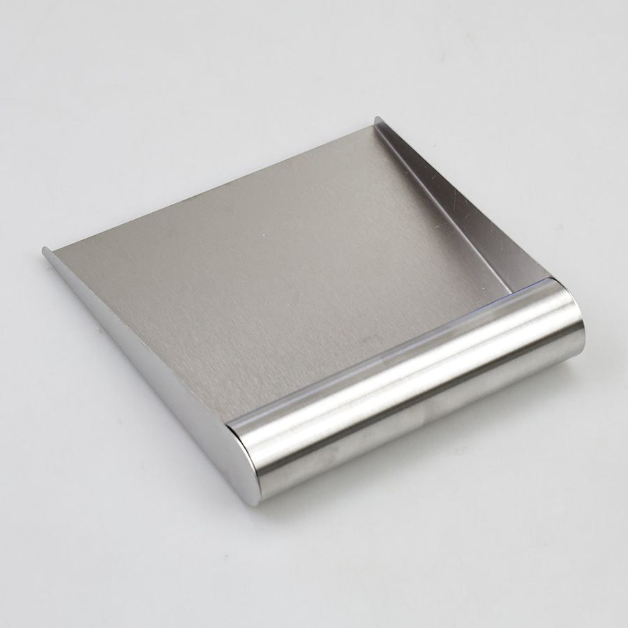 Kitchen Food Scoop, Stainless Steel, Wide Mouth, For Transferring Chopped Ingredients And Scraping Pastry Dough,
