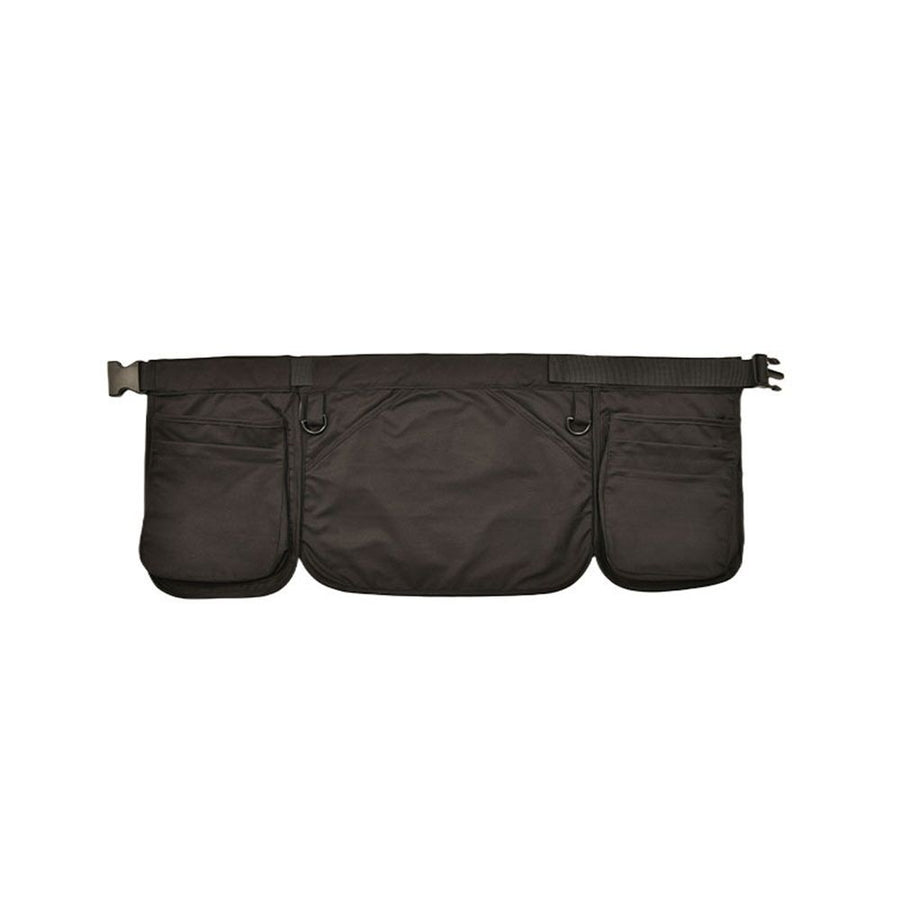 Waist Apron - 6 Pockets with Zippers & Adjustable Clip Belt For Kitchen Cooking Restaurants Waiters Servers BBQ