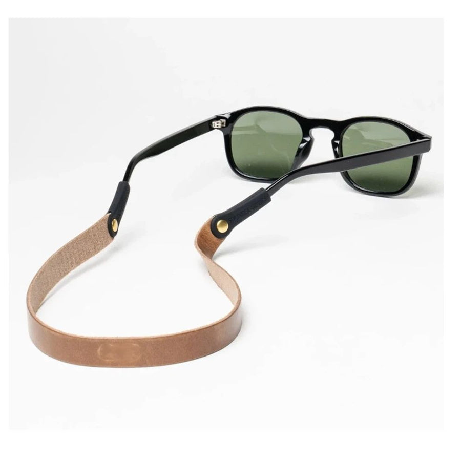 Leather Glasses Strap Handmade Leather Sunglasses Eyeglasses Holders Around Neck Gifts for Women Men（brown,Only glasses strap)
