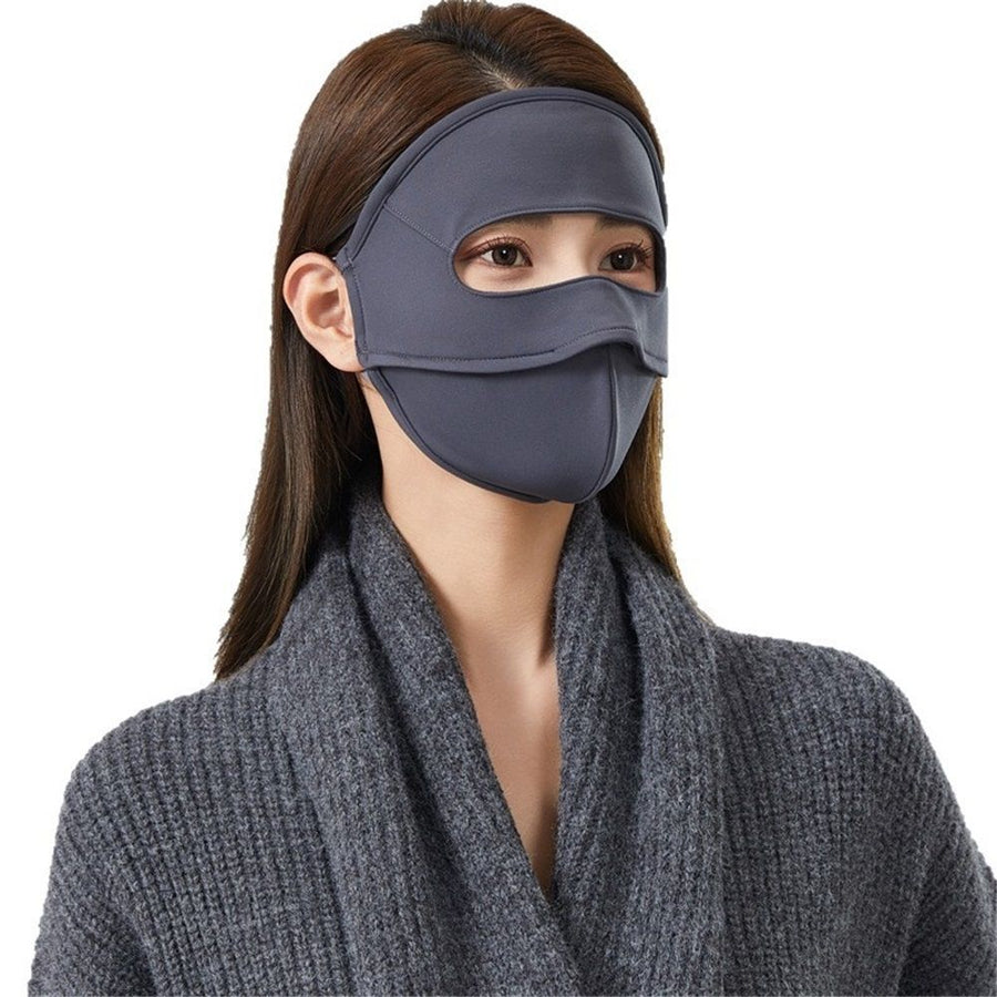 Anti-UV Face Cover with Protective & Breathable Open Washable Reusable, Face Mask Breathable Sunscreen Sports Face Covering