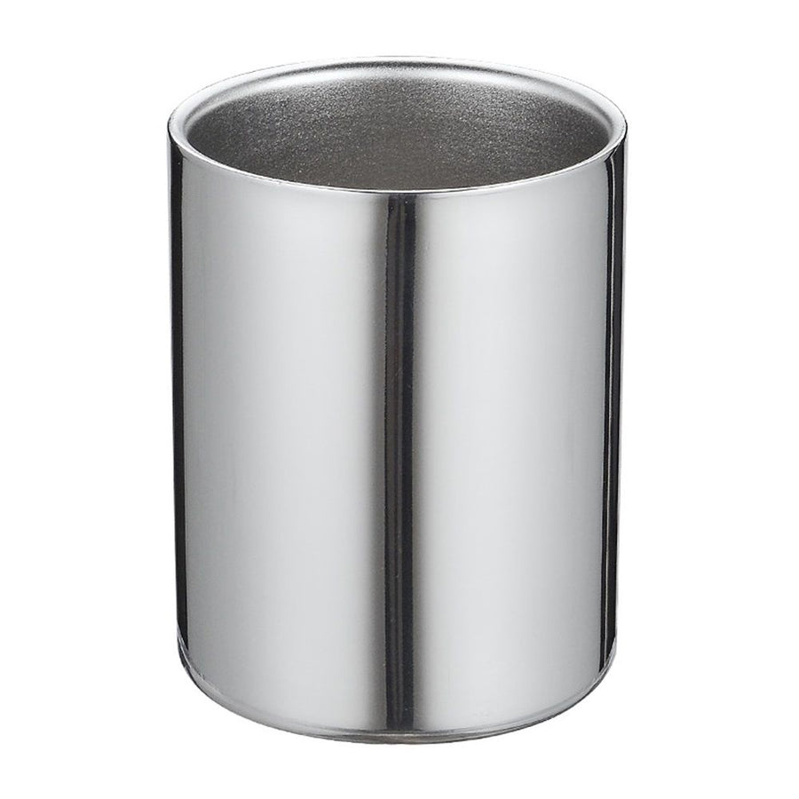 Toothbrush Holder for Bathroom, 304 Stainless Steel Toothbrush Tumbler Cup Water Cup Beverages Beer Cup for Home Party Travel (Silver, 400ml)