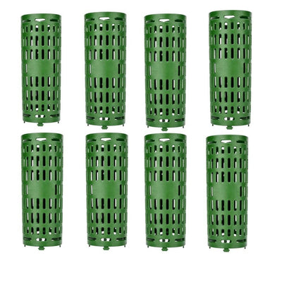 8 PCS plastic Tree Trunk Protector,Resizable New Tree Protection Fence Tubes Tree Guard Bark Plant Protectors | Protects Against Sun Scald, Squirrel, Mowers, Trimmers, Animals