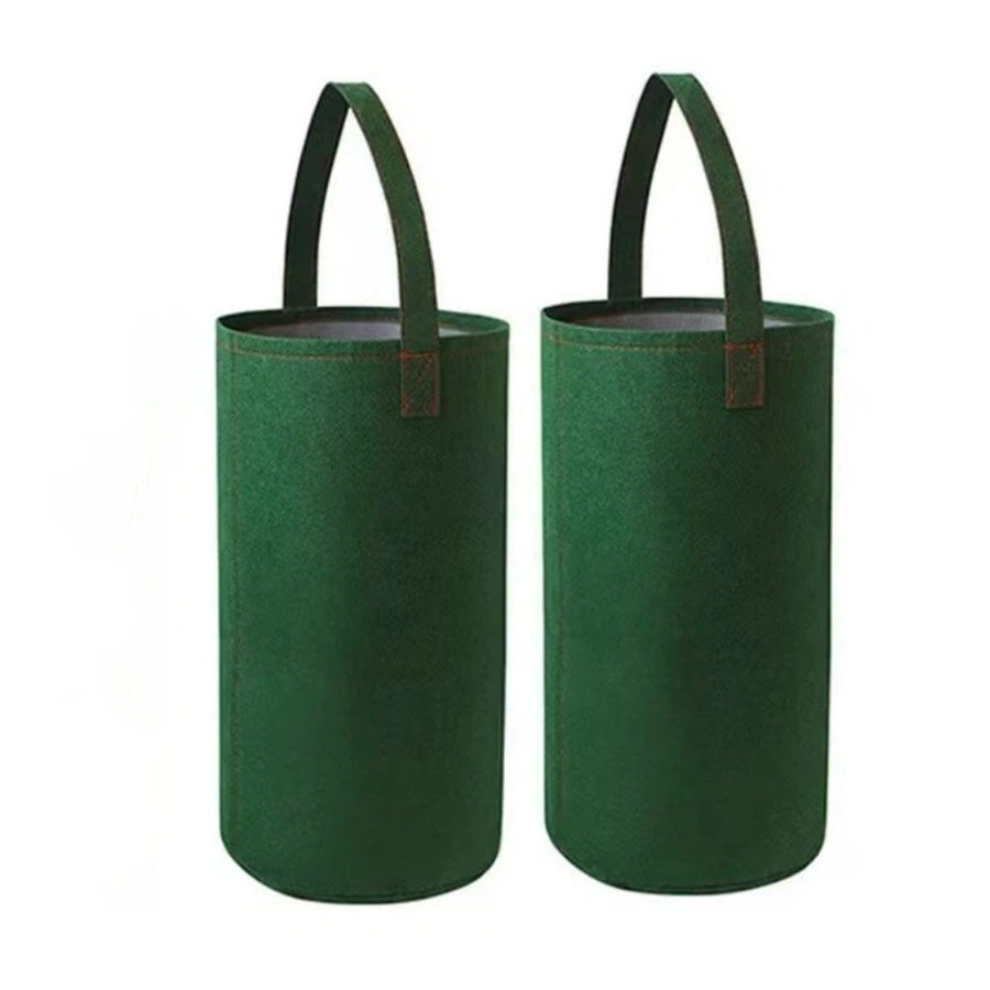 2 pack Hanging Aeration Planter for Hot Peppers, Strawberries and Herbs for Growing Strawberry, Tomato, Pepper,Cucumber,Herbs,Lettuce (only bags）