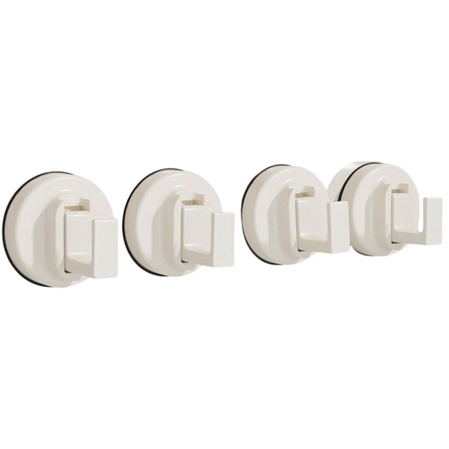 4 PCS Suction Cup Hooks for Wreaths, Upgraded No-Drill SuctionCup Hook for Shower Hanging Loofah, Towels, Robes, Wreath Hanger Hooks for Fall Decor, Christmas Wreath Decor