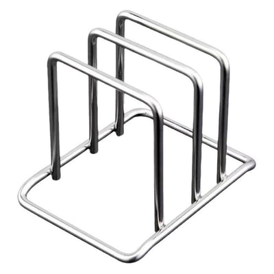 Small Size Stainless Steel Wire Cutting Board Holder, Cutting Board Rack Organizer Kitchen, Wire Chopping Board Stand Cutting Board Storage Rack Organizer