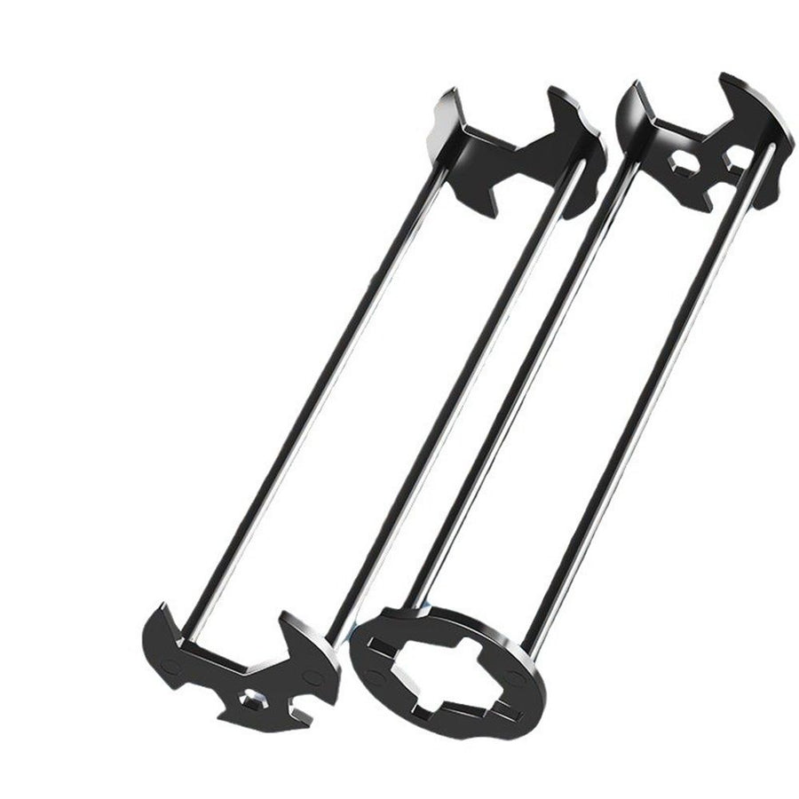 2 Pcs Hex Wrench, Basin Wrench Set,Tight Spaces Maintenance Installation Removal Faucet Tools, for Kitchen Bathroom Screws & Threads