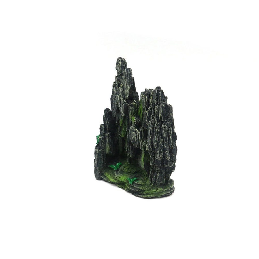 Aquarium Decoration Extra Large and Tall for Fish Tank Rock Thematic Ornaments Aquarium Mountain View Stone Ornaments Aquarium Decor Tree House Cave Fish Tank Decoration