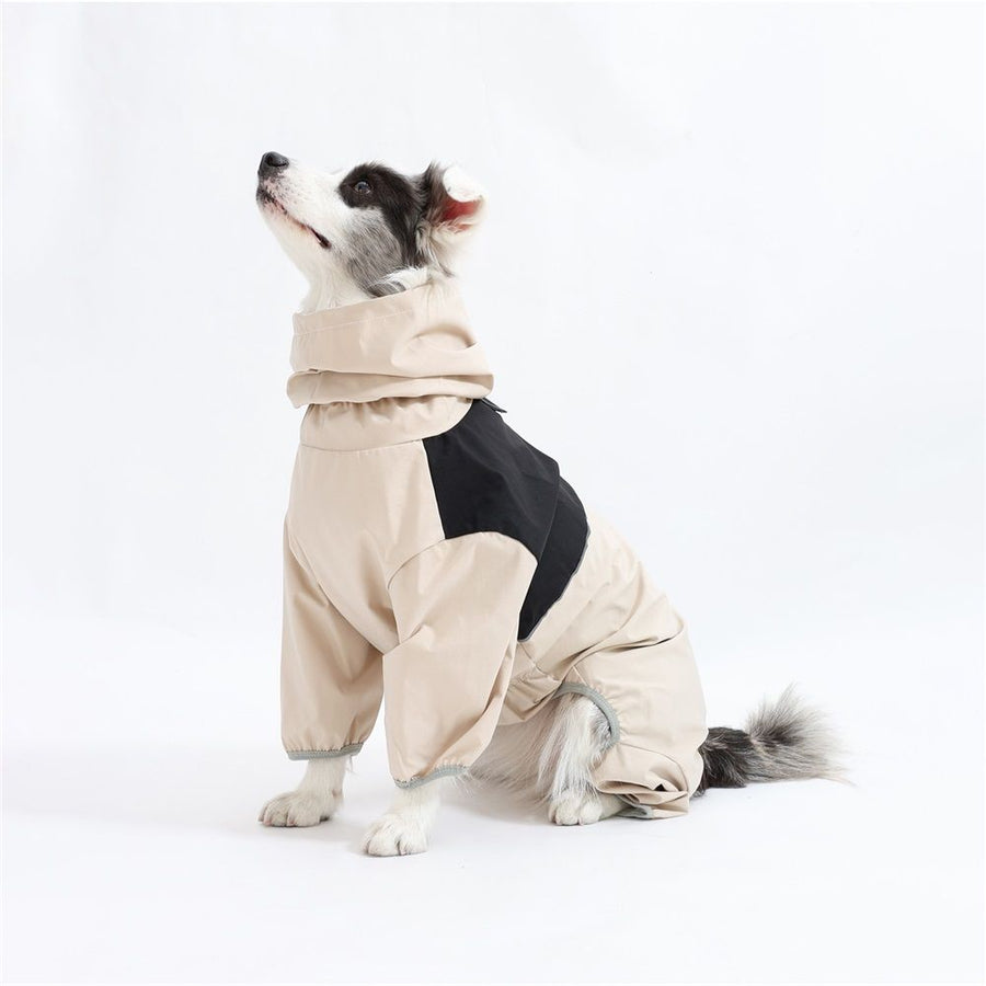 Waterproof Dog Raincoat – Outdoor Full Body Dog Jacket, Windproof Snowproof Shell Suit – All Season Pet Rain Gear（2XL,Only raincoat）