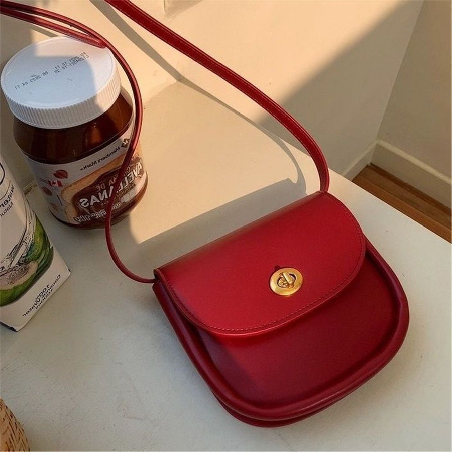 Genuine Leather Small Square Handbag for Women Top Handle Crossbody Bags Satchel Purse with Adjustable Strap