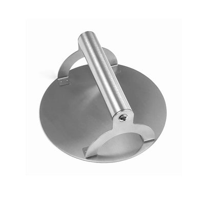 6.3” Burger Smasher | for Griddle Grill Pan Skillet | Weight Gain Flat Presser Smashburger Maker 304 Stainless Steel | Meat Bacon Sandwich Panini | Tool Kit for BBQ Lover