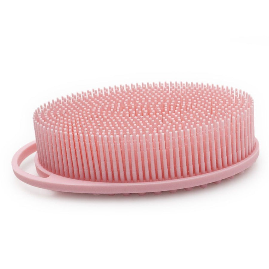 Premium Silicone Body Scrubber - Trusted Since 2017 - SGS Certified Food Grade Dual Sided Bath Brush, Quick-Dry Exfoliating Loofah Alternative, Massage Brush Sensitive Skin Women Men