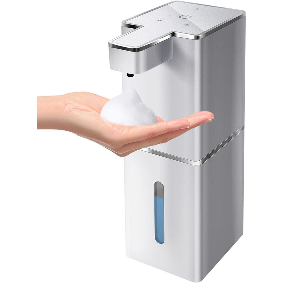 Automatic Foaming Soap Dispenser Touchless 400ml/12.8oz Rechargeable Hand Soap Dispenser Wall Mounted Foam Soap Pump for Bathroom Kitchen Dish Soap