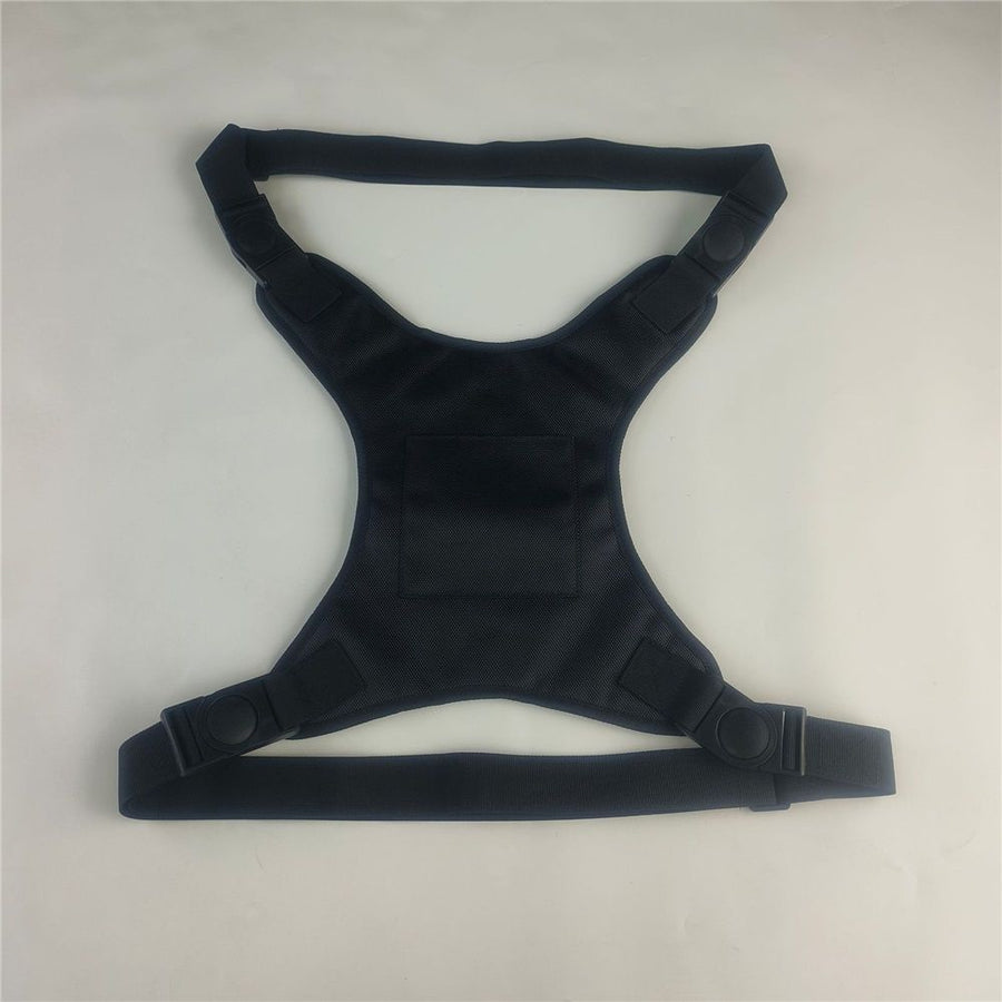 Wheelchair Seat Belt, Wheelchair Harness for Adults, Torso Support Vest Restraint, Safety Belt for Elderly, Vest Soft Chest Restraint with Adjustable Straps to Prevent Sliding