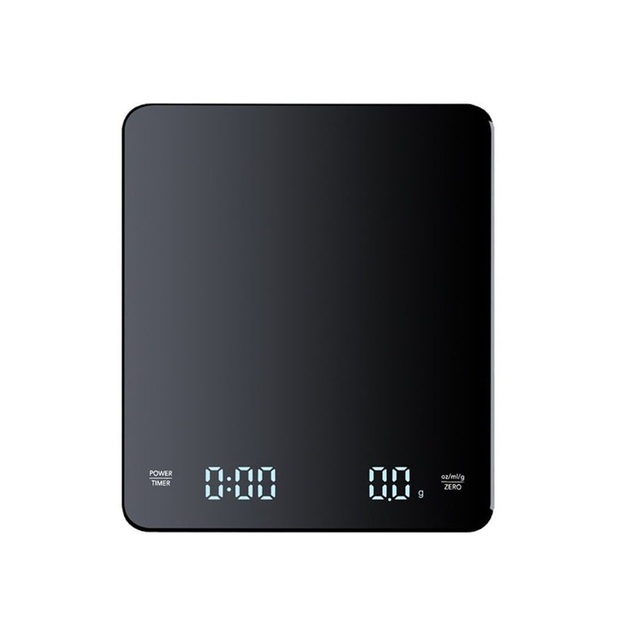 Mini Coffee Scale with Timer,Rechargeable Espresso Scale,3kg/0.1g Precision Scale for Espresso&Pour-Over Coffee,Portable Digital Kitchen Scale,Black