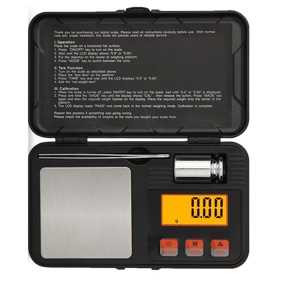 Series Digital Pocket Weight Scale200g x 0.1g |Digital Gram Scale Small Scale Mini Food Scale Jewelry Scale Ounces/Grains Scale, Easy to Carry - AMERICAN WEIGH SCALES (Black, 200g x 0.01g)
