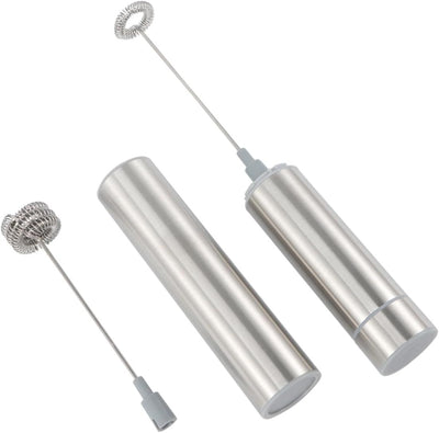 Stainless steel hand-held foam layer spring design, easy coffee mixer for home kitchen, including latte and cappuccino