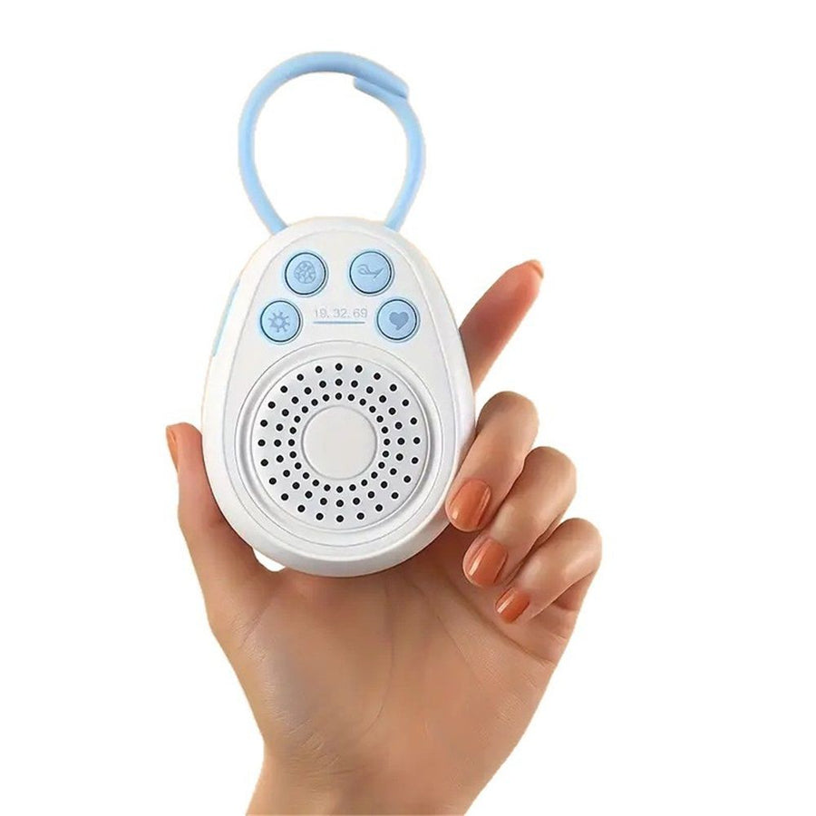 White Noise Machine | Portable Sound Machine for Babies, Kids, Adults | Sleep Soother | 20Soothing Sounds | Long Battery Life | Travel, Registry, Baby Gift（blue）