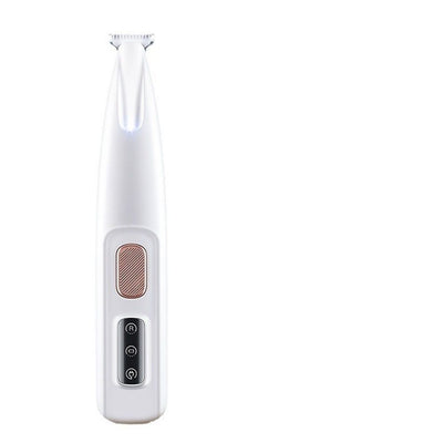 Silent, Cordless, Handheld and Washable Pet Hair Clipper. Equipped with LED Lights Paw Trimmers for Pet's Feet, Rechargeable, Suitable for Paws, Eyes, Ears, Face and Buttocks Areas