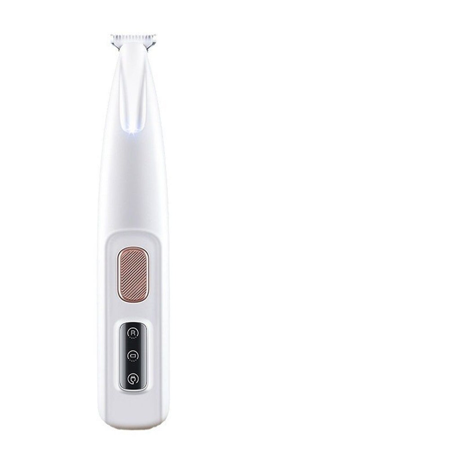 Silent, Cordless, Handheld and Washable Pet Hair Clipper. Equipped with LED Lights Paw Trimmers for Pet's Feet, Rechargeable, Suitable for Paws, Eyes, Ears, Face and Buttocks Areas