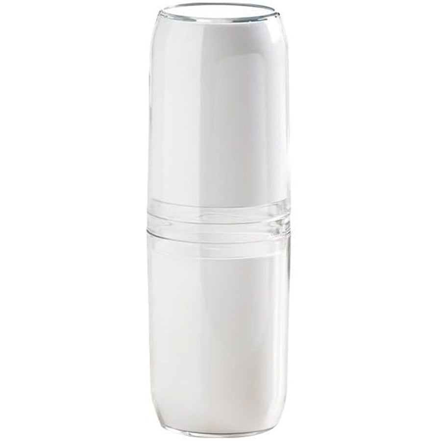 Travel Storage mouthwash Mug, Transparent Toothbrush Mug, Dual-Purpose Couple Tooth Cup universal Four cups