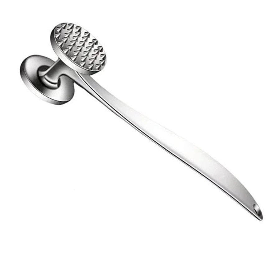 Solid zinc alloy Meat Mallet Tenderizer Tool - Chicken Pounder Flattener, Hammer for Kitchen, Food, Cooking - Dishwasher Safe Meat Smasher