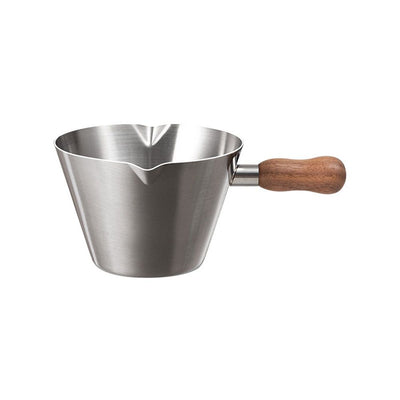 Espresso Cups - Espresso Shot Cup with Wooden Handle -Measuring Cup with Double Spouts - Coffee Bar Accessories