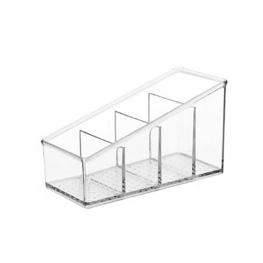 2 pack Remote Control Holder Clear TV Remote control Storage Organizer Small Plastic Caddy for Home（15*7*8.8cm）
