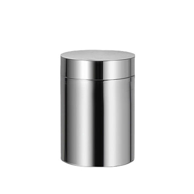 Stainless Steel Canister with Seal Lids, Tea & Coffee Container for Loose Tea and Tea Bags, for Coffee Sugar Seasoning Storage(6X10cm)