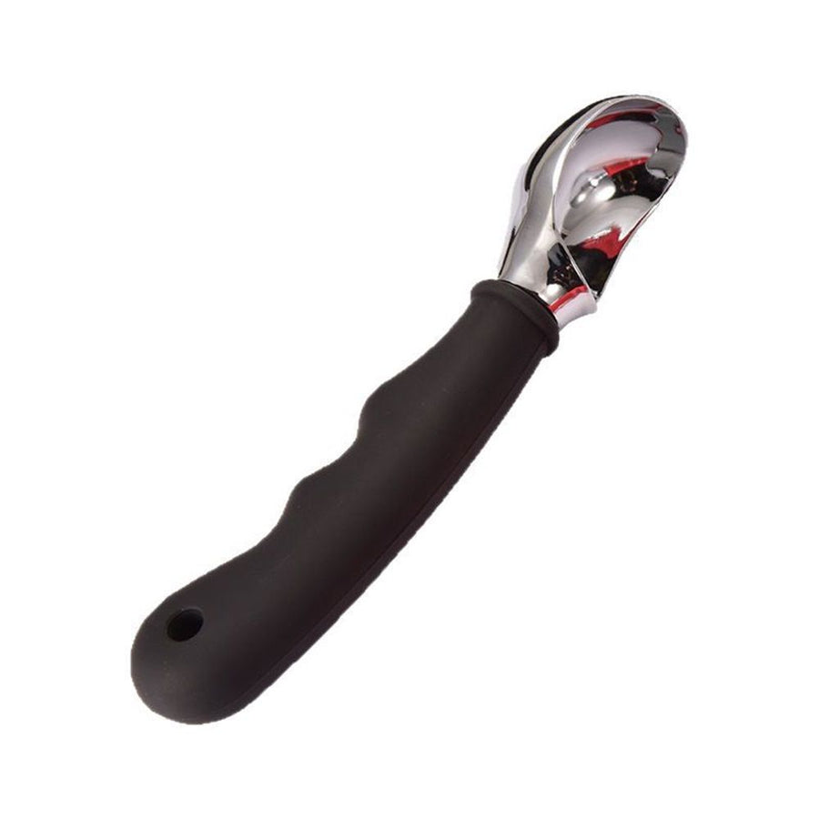 Ice Cream Scoop Black, Heavy Duty Ice Cream Scooper for Cookie Dough, Frozen Yogurt, Gelato, Sorbet, Melon - Dishwasher Safe Kitchen Tool