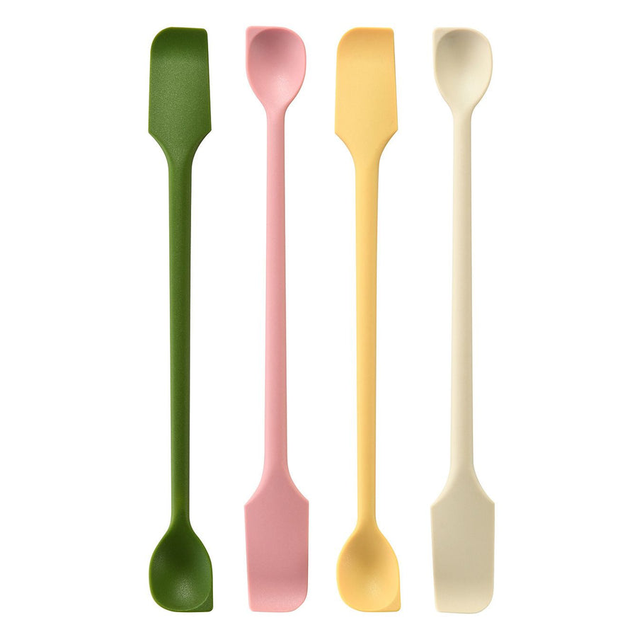 8 piece mini cosmetic scraper set, silicone scraper set, mini scraper as a can spatula, can be used for food bottles, small lotion bottles and other containers