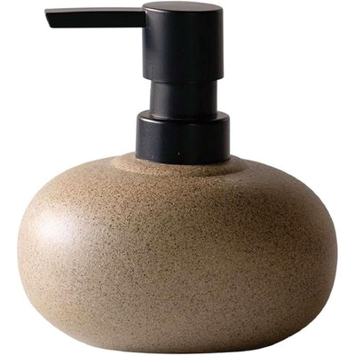 10oz Ceramic Hand Soap Dispenser, Elegant Liquid Soap Dispenser for Bathroom Countertop, Heavy & Sturdy Dish Soap Dispenser for Kitchen（only Dispenser）