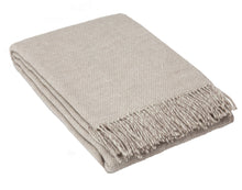 NNEDSZ Cambridge Throw - 100% NZ Wool -  Silver-0