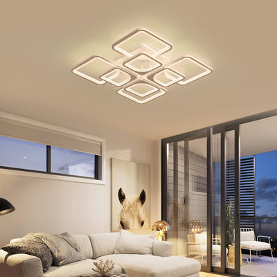 NNEDSZ Modern LED Ceiling Light Dimmable with Remote Control-0