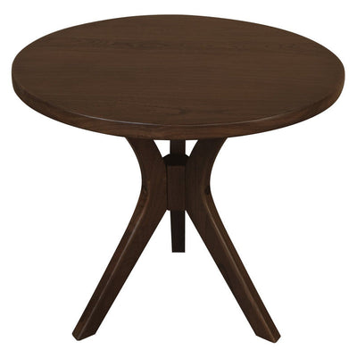 NNEDSZ Gatsby Round Side Table - Large (Walnut)-0