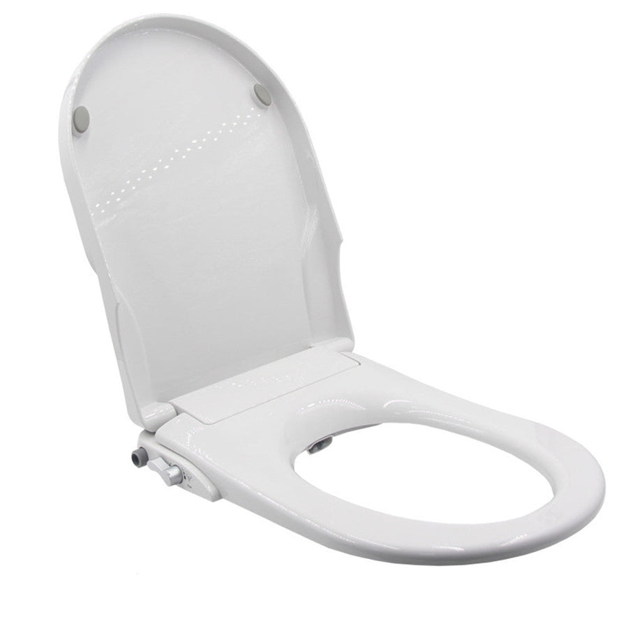 NNEDSZ Non Electric Bidet Toilet Seat D Cover Bathroom Dual Nozzle SpWater Wash-0