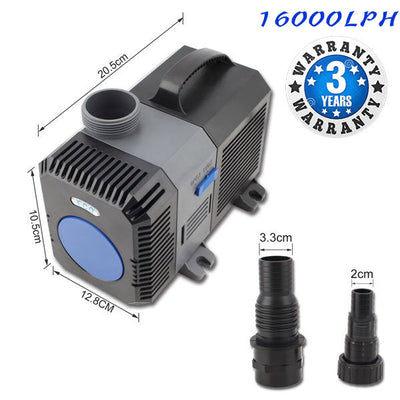 NNEDSZ 140W 16000L/H Submersible Aquarium Fountain Pond Marine Water Pump Fish Tank NEW-0