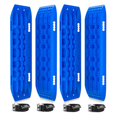 NNEDSZ Recovery Tracks Gen 2.0 10T Sand Mud Snow 2 Pairs Offroad 4WD 4x4 2PC 91CM Blue-0