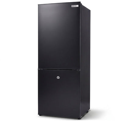 GECKO 139L Upright Portable Fridge / Freezer, 12V/24V for Motorhome, Tiny Home, Off-grid and Caravan, Black