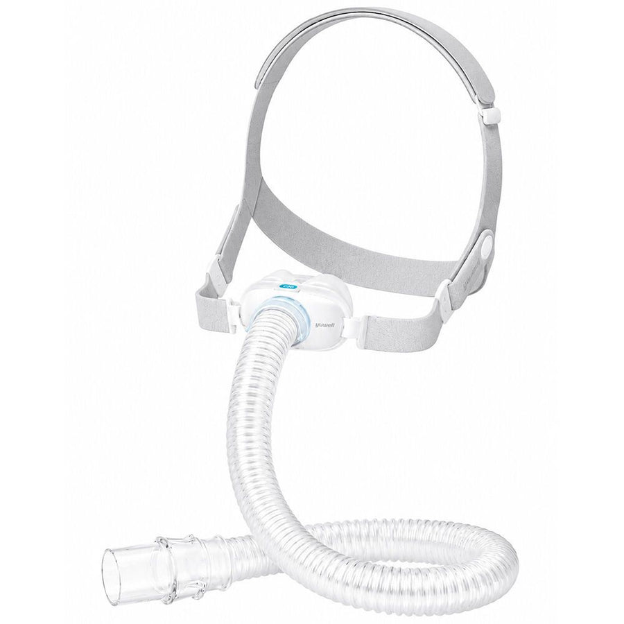 Yuwell Nasal Pillow CPAP Mask, Intranasal, Soft Pillow CPAP Mask, S/M/L, 22mm 360 Degree Pivot, Short No Crimp Tube