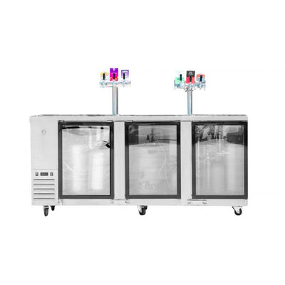 NNEDSZ Kegerator - KegMaster Super Deluxe - Three Door-0
