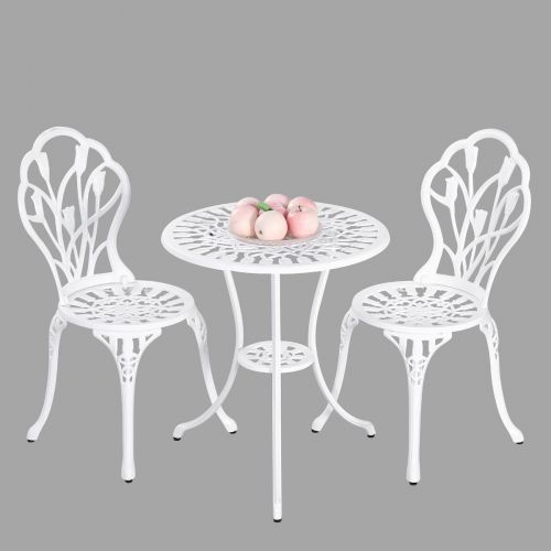 NNEDSZ 2 Seater Dominique Cast Aluminium Bistro Set-0