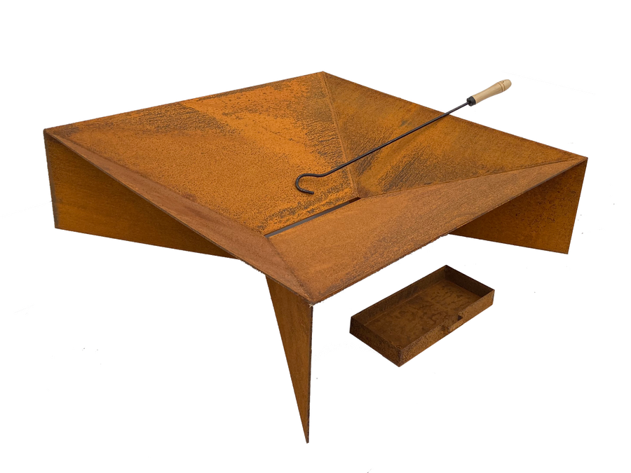 NNEDSZ Firepit with Ash Tray with 0.11" Mild Steel-0