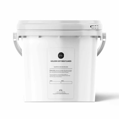 NNEDSZ 2Kg Golden 464 Soy Wax Flakes Bucket - 100% Pure Natural DIY Candle Melts Chips-0