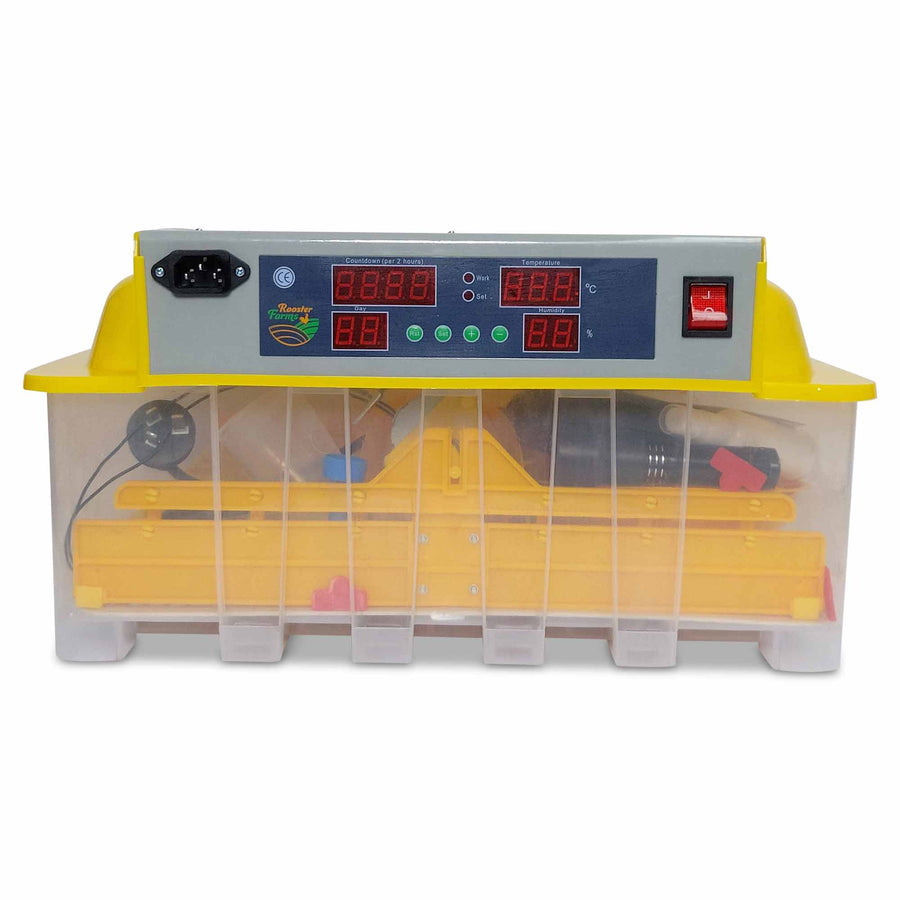 NNEDSZ Electric 48 Egg Incubator + Accessories Hatching Eggs Chicken Quail Duck-0