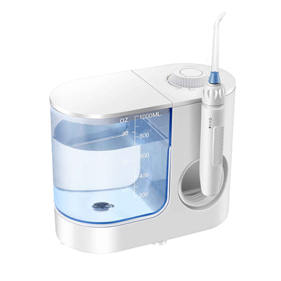 NNEDSZ Water Jet Dental Flosser 1000ml White - Electric Oral Pressure Irrigator-0